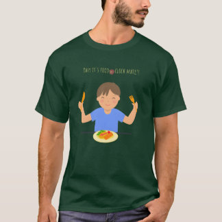 やったー!フードタイムだね、友達! Tシャツ