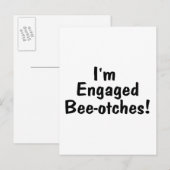 やったー！私たちついに結婚よ！ 案内ポストカード (正面/裏面)