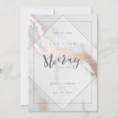 やったー！私もイエス！ - 日程を確保してね 招待状 (正面)