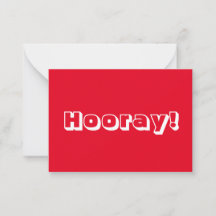 やった！おめでとう，おめでとうございます，赤い白いカード