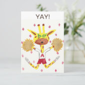 やった！グリーティングカード サンキューカード (スタンド正面)