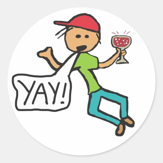 やった！ ラウンドシール (正面)