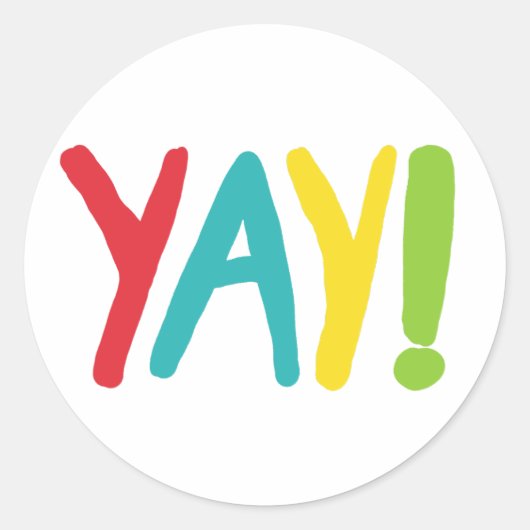 やった！ ラウンドシール (正面)