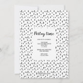 やった！写真1枚の卒業おめでとうメッセージ 招待状 (裏面)