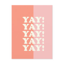 やった！前向き浮きインスパイア出しピンクとサンゴ