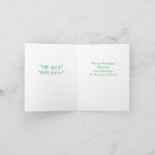 やった! 彼女がやった!-ニューフィアート-クリスマス シーズンカード (内部)