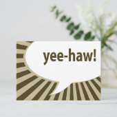 やった！:漫画音声バブル 招待状 (スタンド正面)