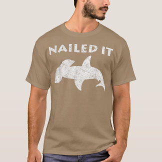 やっつけおもしろいてやれ動揺してた、サメよ Tシャツ