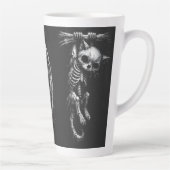 "やっているよ" - BurnsInHellによる金魚 カフェラテマグ (右)