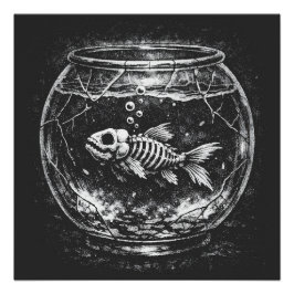"やっているよ" - BurnsInHellによる金魚 ポスター