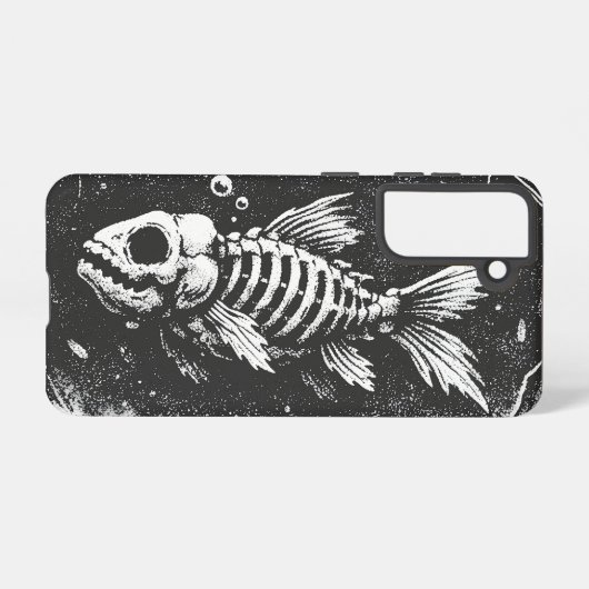 "やっているよ" - BurnsInHellによる金魚 Samsung Galaxyケース (裏面横)