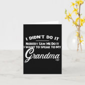 やってもないのに誰も私がやったのを見てない私は話したい、誰かと カード (黄色い花)