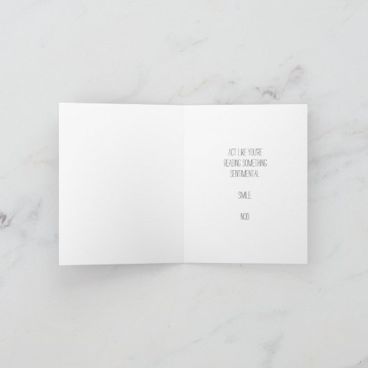 やってもらいたいことがある - ユーモア カード (内部)