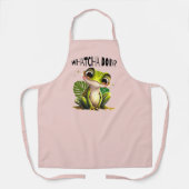 やってるのか？奇妙おもしろいなカエル エプロン (正面)