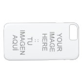 やっとそこにカスタマイズ可能のiPhone 7の場合 Case-Mate iPhoneケース (裏面(横))