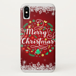 やっとそこにiPhone Xのクリスマスの場合 iPhone X ケース