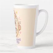 やっとのことで持ちこたえてる カフェラテマグ (右)