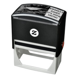 やっとゴム印が支払われた セルフインキングスタンプ