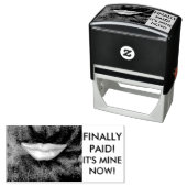 やっとゴム印が支払われた セルフインキングスタンプ (インサイチュ)