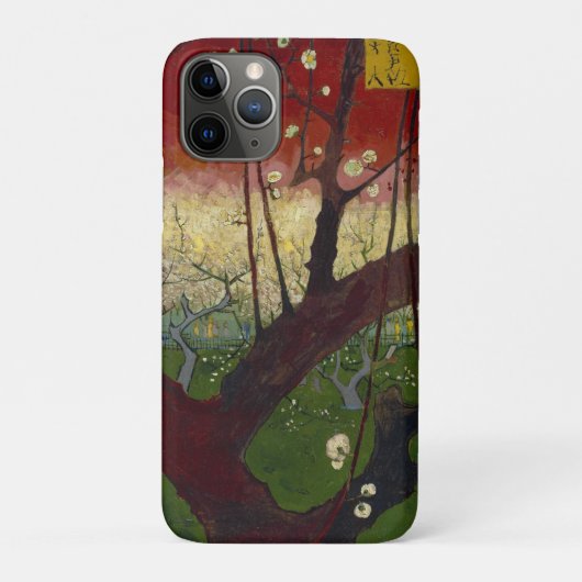 やっとスモモの木のThere™の花盛りのiPhone 4 Case-Mate iPhoneケース (裏)
