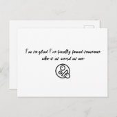 やっとバレンタインPを見つけてよかった ポストカード (正面/裏面)