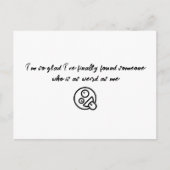 やっとバレンタインPを見つけてよかった ポストカード (正面)