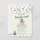 やっとベビーシャワー招待状待ち 招待状 (正面)