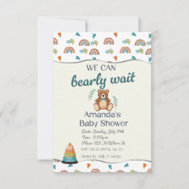 やっとベビーシャワー招待状待ち 招待状