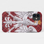 やっとポーランドの白いワシの格子縞のiPhone 5の穹窖 Case-Mate iPhoneケース (裏面(横))