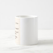 やっと人間らしくなった コーヒーマグカップ (中央)