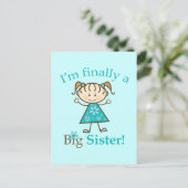 やっと姉の棒体形の女の子だ ポストカード (スタンド正面)