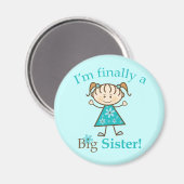 やっと姉の棒体形の女の子だ マグネット (正面/裏面)