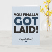 やっと寝得た カード (黄色い花)