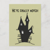 やっと引っ越した!家幽霊のよく出る。 案内ポストカード (正面)