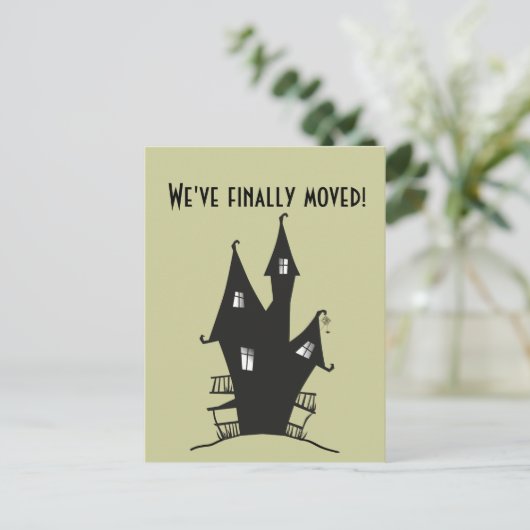 やっと引っ越した!家幽霊のよく出る。 案内ポストカード (スタンド正面)