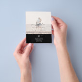 やっと着いた婚約したぞ！の結婚発表写真 チラシ (手)