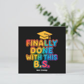 やっとB.Sで終わった。卒業ユーモアのある。 招待状 (スタンド正面)