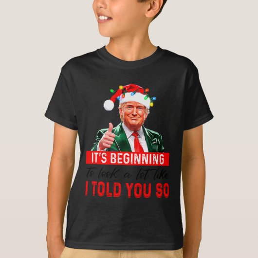 やっぱりそうなったかも Christmas Tシャツ (正面)