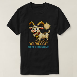 やっぱりヤギでしょ！おもしろヤギのダジャレ Tシャツ
