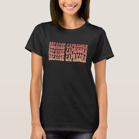 やっぱり山羊座 Tシャツ (正面)