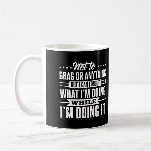 やっ忘れてやっていることはできおもしろいる コーヒーマグカップ (左)