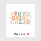 やっ素晴らしてい感動的やる気を起こさせるる シール (シート)