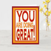 やっ素晴らして!-勇気付けられる カード (黄色い花)