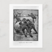 やっ遠くにて！ヴィンテージビクトリアンクリスマス シーズンポストカード (正面)