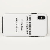 やつらにはげんこつが必要なだけ Case-Mate iPhoneケース (裏面(横))