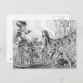 「やつらの首をちょん切れ!」 ポストカード (正面/裏面)