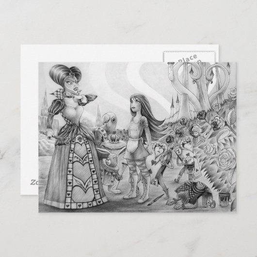 「やつらの首をちょん切れ！」 ポストカード (正面/裏面)