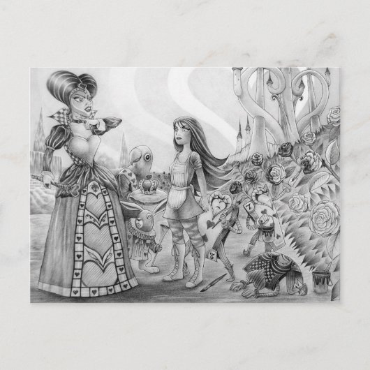 「やつらの首をちょん切れ!」 ポストカード (正面)