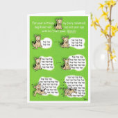 やばい!あなたが私の犬を殺した! カード (黄色い花)