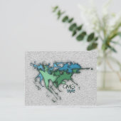 やばい！まじで ポストカード (スタンド正面)